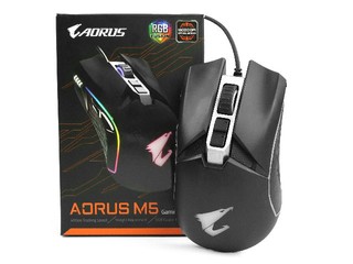 16000 DPI、砝碼配重 GIGABYTE AORUS M5 電競滑鼠