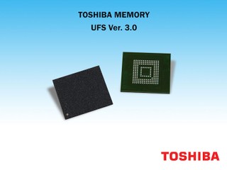 頻寬達 2.9GB/s，性能直逼 NVMe SSD  Toshiba 發佈首款 UFS 3.0 快閃記憶體