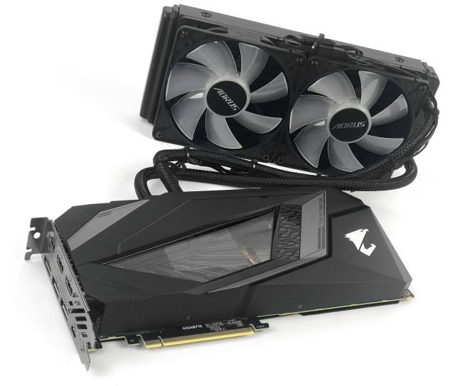 一體水冷、240mm 冷排AORUS GeForce RTX 2080 Xtreme WaterForce