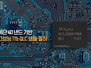 【儲存密度倍增!!輕鬆打造 16TB SSD】 SK Hynix 96 層 QLC 1Tb NAND 正式採樣