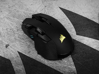 18,000 DPI、1ms 超低延遲 CORSAIR IRONCLAW RGB Wireless 電競滑鼠