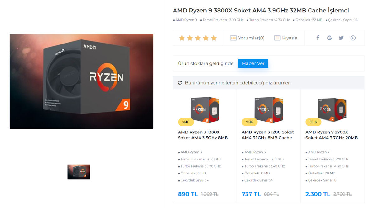 AMD Ryzen 9 3800X