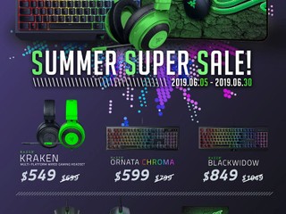 【RAZER June Promotion】益 Gamer 多款打機電競裝備優惠價發售!!