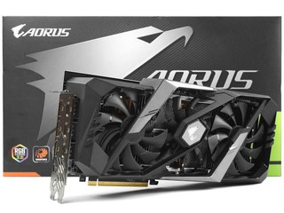 三環燈效、抗擾流散熱器 GIGABYTE AORUS GeForce RTX 2060 Super 三環燈效、抗擾流散熱器 GIGABYTE AORUS GeForce RTX 2060 Super