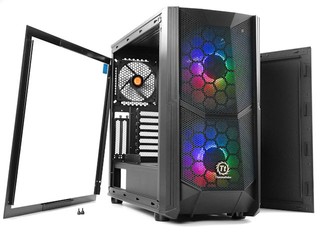 多網形網孔、20cm ARGB 風扇 Thermaltake Commander C35 TG ARGB 機箱