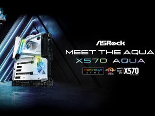 【最強の水冷板,Ryzen 3000 性能大釋放!!】 ASRock 正式發佈限量款 X570 AQUA 【最強の水冷板,Ryzen 3000 性能大釋放!!】 ASRock 正式發佈限量款 X570 AQUA