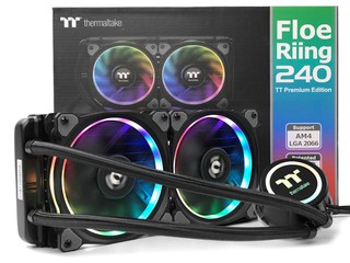 配搭 Riing Plus RGB 風扇 Thermaltake Floe Riing RGB 240 一體式水冷 配搭 Riing Plus RGB 風扇 Thermaltake Floe Riing RGB 240 一體式水冷