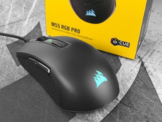 12,400 DPI、左右開弓設計 CORSAIR M55 RGB PRO 電競滑鼠 12,400 DPI、左右開弓設計 CORSAIR M55 RGB PRO 電競滑鼠