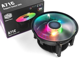 矮身設計、ARGB 燈效 Cooler Master A71C AM4 專用散熱器 矮身設計、ARGB 燈效 Cooler Master A71C AM4 專用散熱器