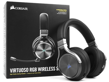 24bit/96KHz、Slipstream 技術CORSAIR Virtuoso RGB Wireless SE 電競