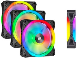 【液壓軸承,雙面 RGB 燈效!!】 Corsair 全新 iCUE QL RGB PWM 散熱風扇 【液壓軸承,雙面 RGB 燈效!!】 Corsair 全新 iCUE QL RGB PWM 散熱風扇