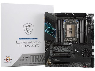 打造 AMD TRX40 工作站 MSI CREATOR TRX40 旗艦級主機板 打造 AMD TRX40 工作站 MSI CREATOR TRX40 旗艦級主機板