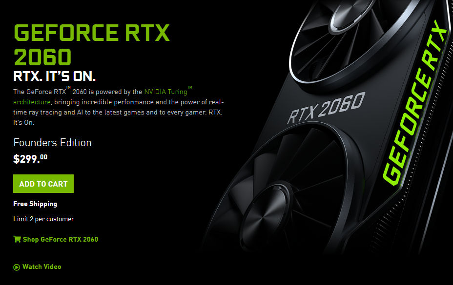  GeForce RTX 2060
