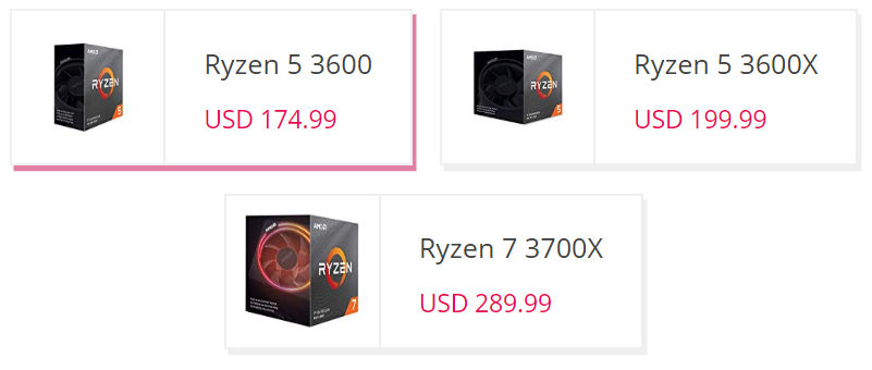 Ryzen 3000 Discount