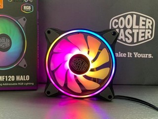 【腦場掃地僧 ㊙️】 正反面雙環 ARGB 風扇 MasterFan MF120 HALO 3 Pack 版HK$495