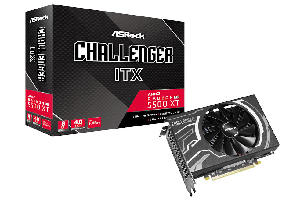 RX 5500 XT Challenger ITX 8G