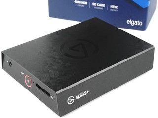 4Kp60 HDR 直播、SD 卡錄制 Elgato Game Capture 4K60 S+ USB 擷取盒