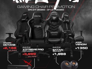 Altech【7 月全黑 Gaming Chair 優惠】 買特選電競椅 免費送 Creative 喇叭 Altech【7 月全黑 Gaming Chair 優惠】 買特選電競椅 免費送 Creative 喇叭