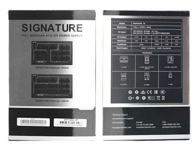 ANTEC Signature 1300W Platinum