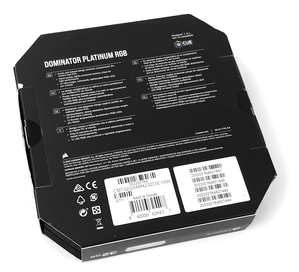 Dominator Platinum RGB D4-3200