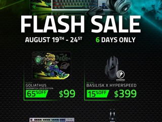 【🐍 Razer 八月限定 | ⚡️ 快閃 6 日優惠💚】 指定 Razer 鍵盤、滑鼠、滑鼠墊、耳機低至 35 折