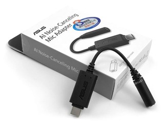 AI 降噪、收音再無雜訊 ASUS AI 降噪 Microphone Adapter