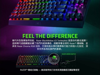 無數字鍵設計 💚 精巧外型發揮強悍效能 Razer  全新 BlackWidow V3 Tenkeyles 鍵盤