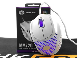 僅 49g、極致輕量化 Cooler Master MM720 電競滑鼠 僅 49g、極致輕量化 Cooler Master MM720 電競滑鼠