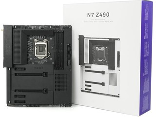 NZXT 外觀、ASROCK 板子 NZXT N7 Z490 MATTE BLACK 主機板