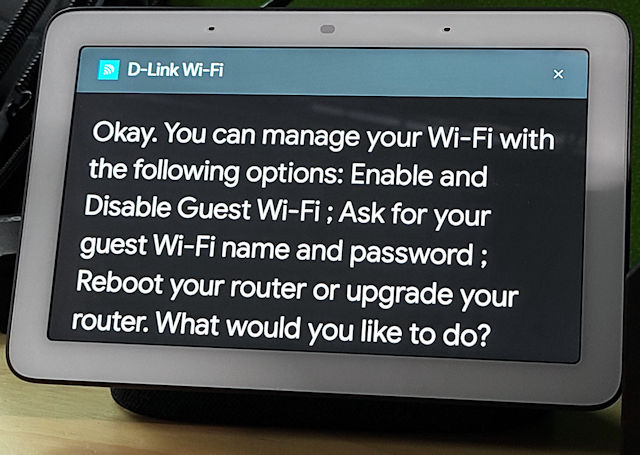 D-Link WiFi Google Assistant