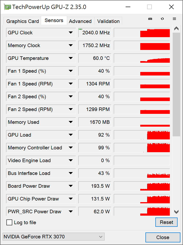 GALAX GeForce RTX 3070 SG