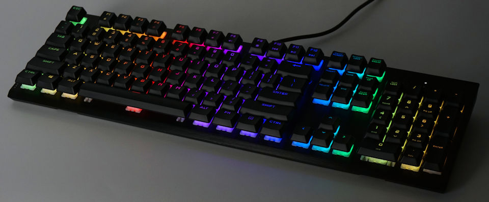CORSAIR K60 RGB PRO VIOLA 軸 鍵盤