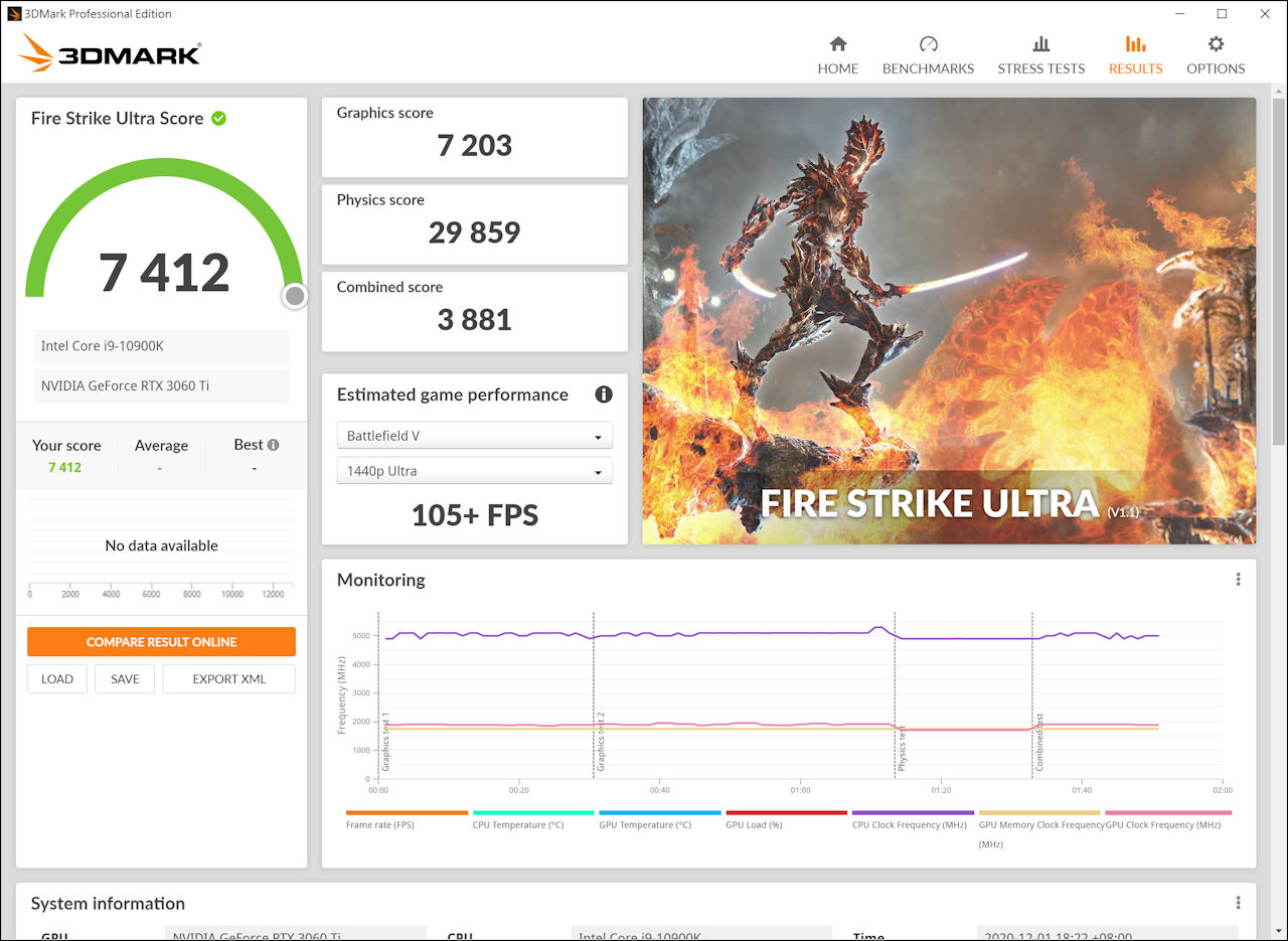GALAX GeForce RTX 3060 Ti EX 顯示卡