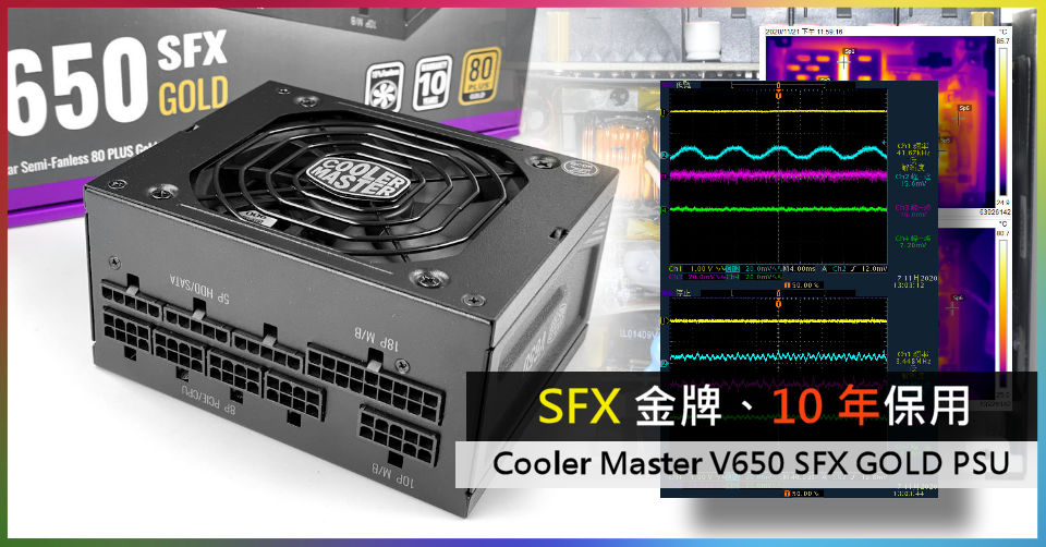 SFX 金牌、10 年保用Cooler Master V650 SFX GOLD PSU - 電腦領域HKEPC