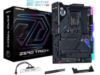 【支援 WiFi 6E,最高可超至 DDR4-5000 !!】 華擎旗艦板皇 Z590 Taichi、Z590 PG Velocita 【支援 WiFi 6E,最高可超至 DDR4-5000 !!】 華擎旗艦板皇 Z590 Taichi、Z590 PG Velocita