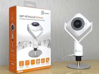 360° Webcam 開會一流 !! J5Create 360° 全景視訊會議攝影機 JVCU360 360° Webcam 開會一流 !! J5Create 360° 全景視訊會議攝影機 JVCU360