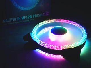 水晶鑽閃、ARGB 三環 Cooler Master MF120 Prismatic 散熱風扇 水晶鑽閃、ARGB 三環 Cooler Master MF120 Prismatic 散熱風扇