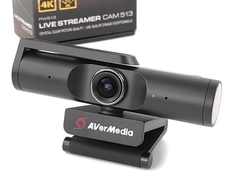 AI 人臉追蹤、自動變焦AVerMedia Live Streamer CAM 513 - 電腦領域