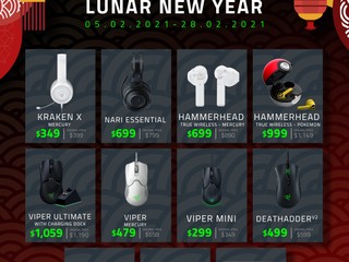 🐍 Altech x Razer LUNAR NEW YEAR SALE 🐮 多款電競產品 🧧 新年限時優惠