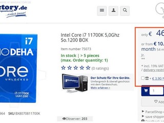 兇手捉到了 !! 是德國零售價流出 120 顆 Core i7 11700K  CPU 偷賣價 HK$4,625 元