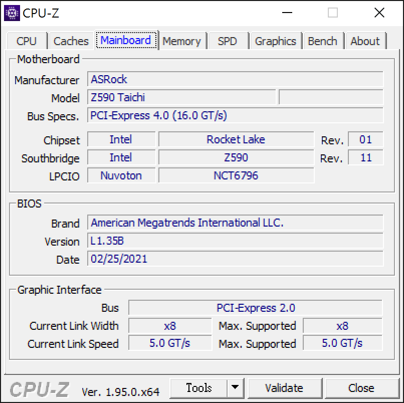 ASROCK Z590 TAICHI 主機板