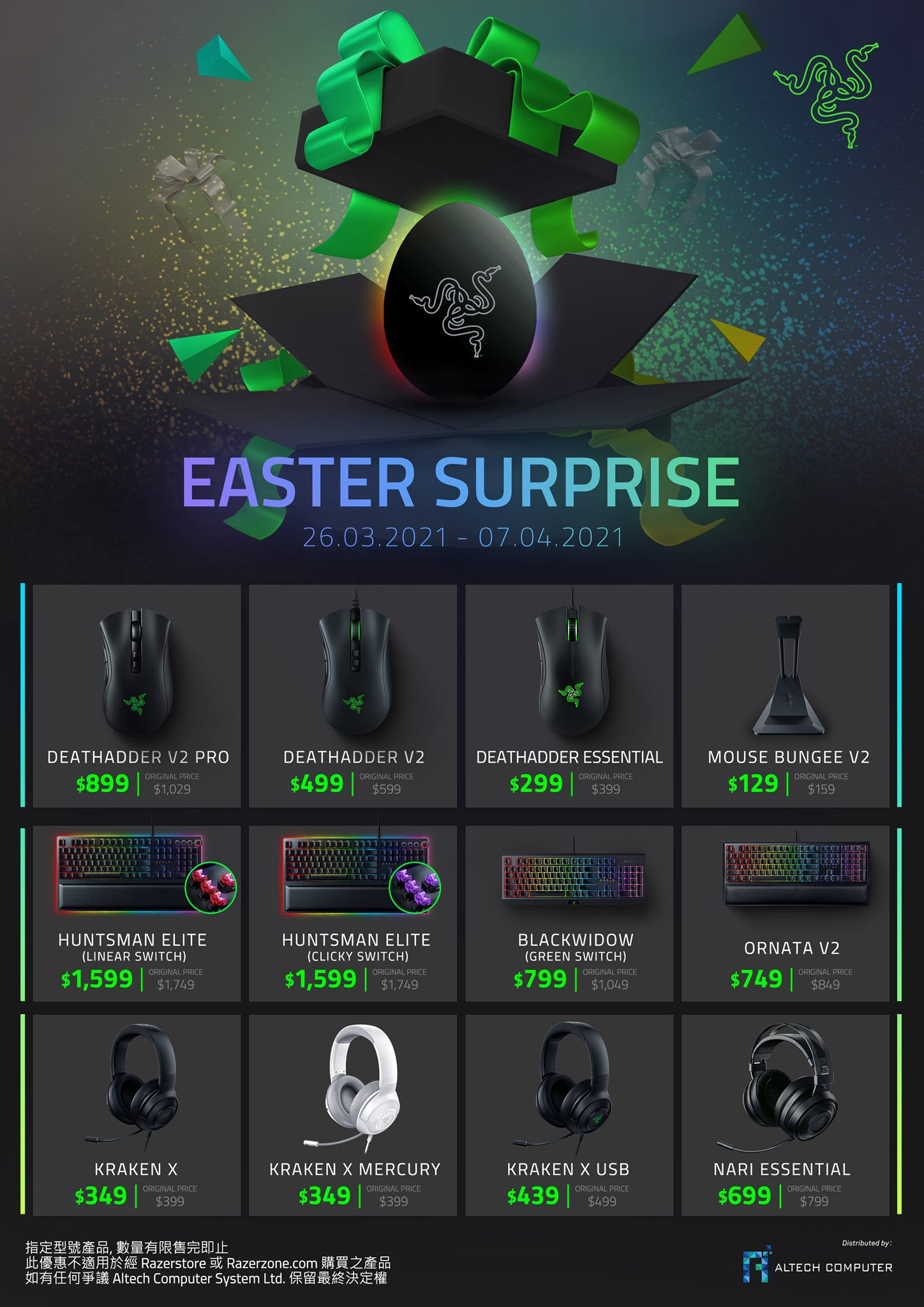 Razer Easter Promo