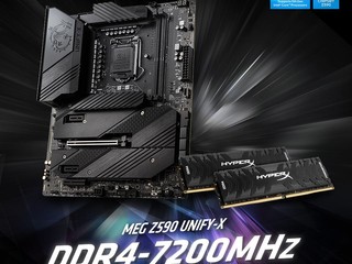 【破 7.2GHz 大關!!】DDR4-4600 超至 7200MHz MSI MEG Z590 UNIFY-X 創記憶體新紀錄