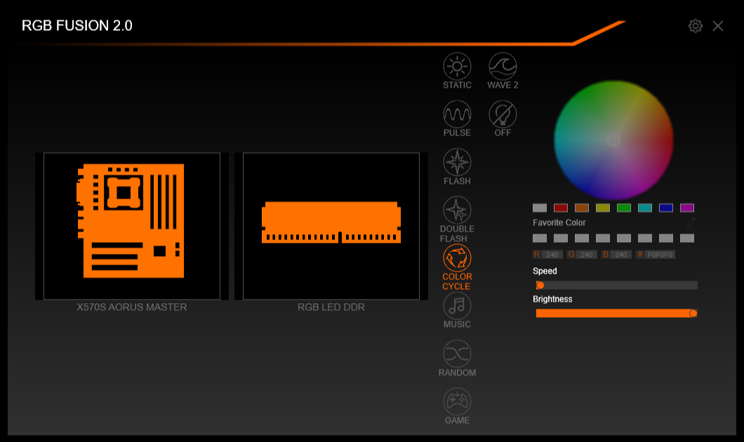 GIGABYTE X570S AORUS MASTER