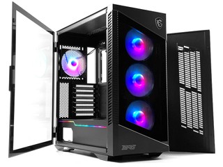 雙玻璃、前置 20Gbps USB-C MSI MPG VELOX 100R Mid-Tower 機箱 雙玻璃、前置 20Gbps USB-C MSI MPG VELOX 100R Mid-Tower 機箱