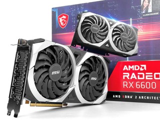 2.3 Slot、TORX 3.0 雙風扇 MSI Radeon RX 6600 MECH 顯示卡 2.3 Slot、TORX 3.0 雙風扇 MSI Radeon RX 6600 MECH 顯示卡
