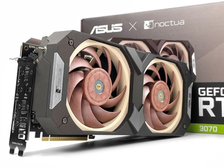 4.3 Slot 、NF-A12x25 貓扇ASUS GeForce RTX 3070 NOCTUA OC Edition