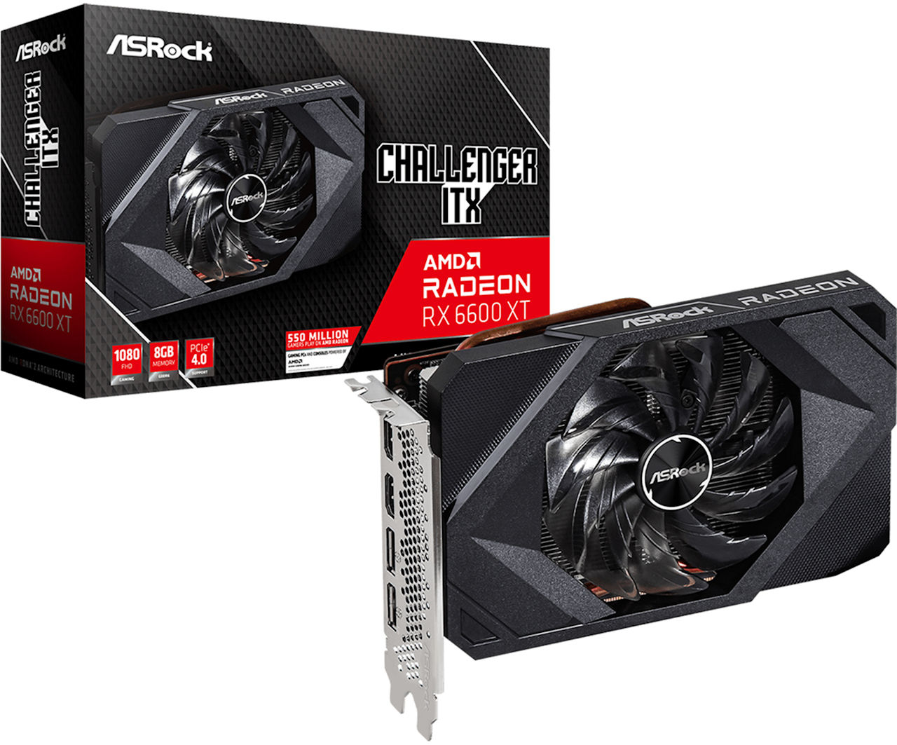 人気のある商品 ASRock AMD Radeon RX6600 GDDR6 8GB 新品 - PCパーツ