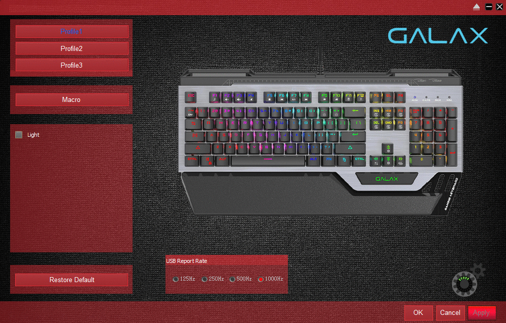 GALAX Gaming Keyboard