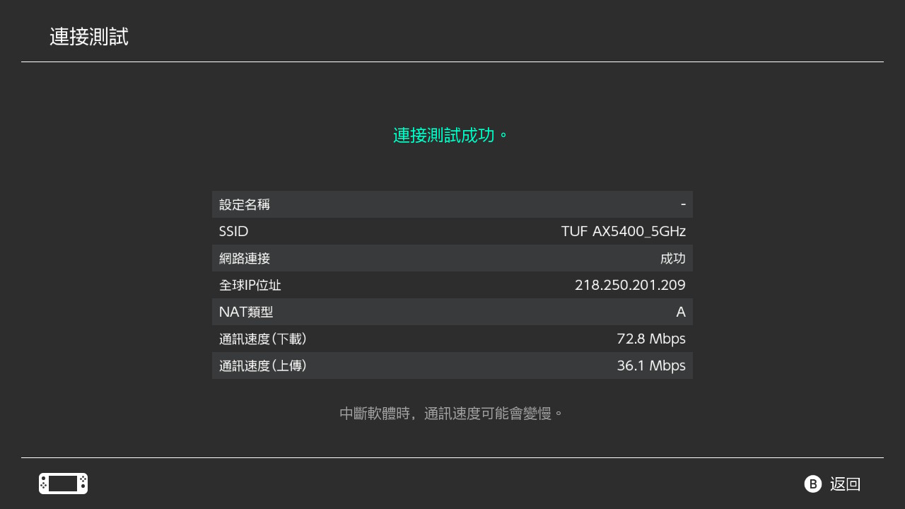 ASUS TUF Gaming AX5400 功能測試